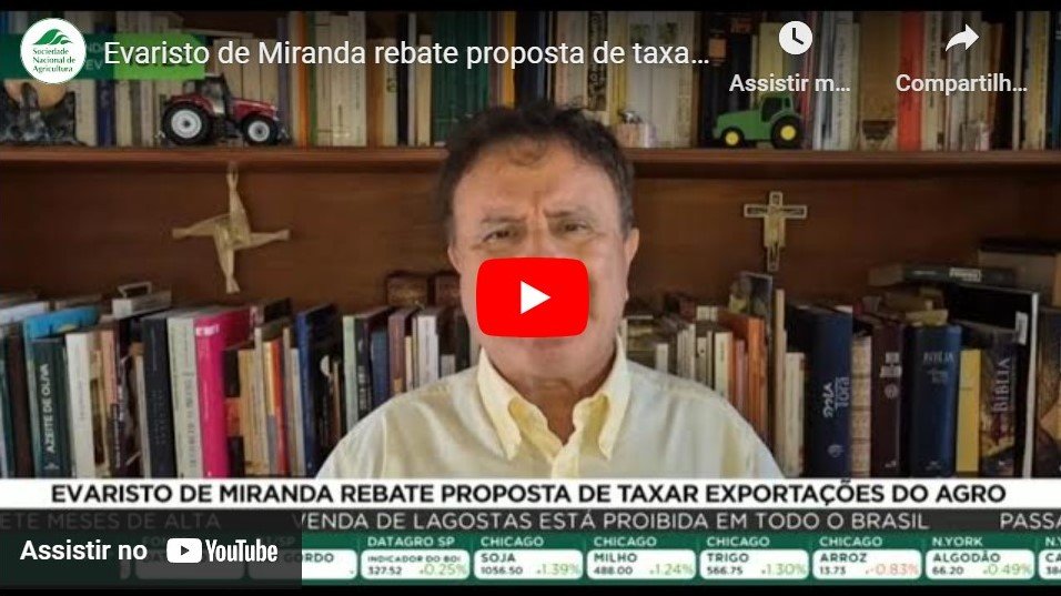 Taxar exportações do agronegócio para baixar o preço de alimentos é um desastre! Por Evaristo de Miranda