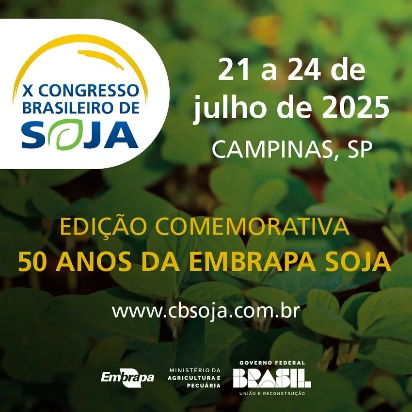 X Congresso Brasileiro de Soja. Edição Comemorativa 50 anos