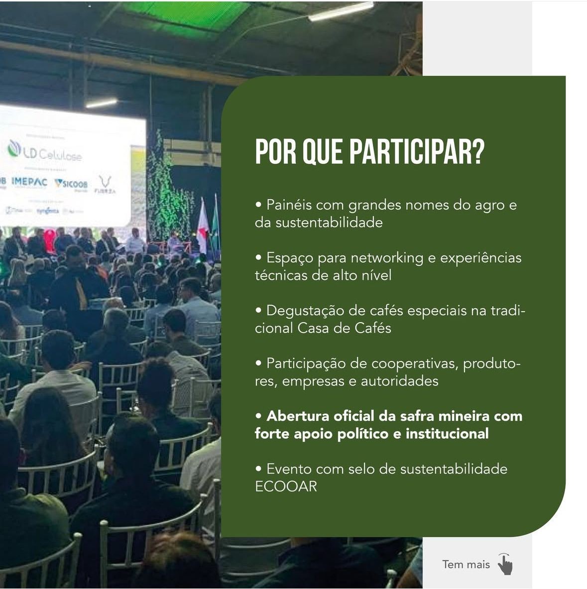 Abertura Oficial da Safra Mineira de Café e o 2º Fórum Mineiro do Agronegócio Sustentável