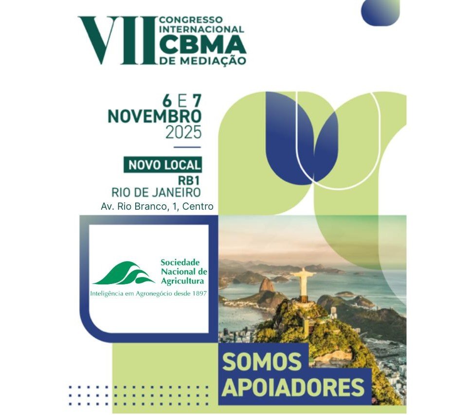 SNA é apoiadora do VII Congresso Internacional CBMA de Mediação, que acontece em novembro no Rio de Janeiro