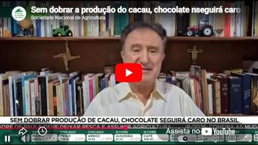 Sem dobrar produção de cacau, chocolate seguirá caro no Brasil. Por Evaristo de Miranda