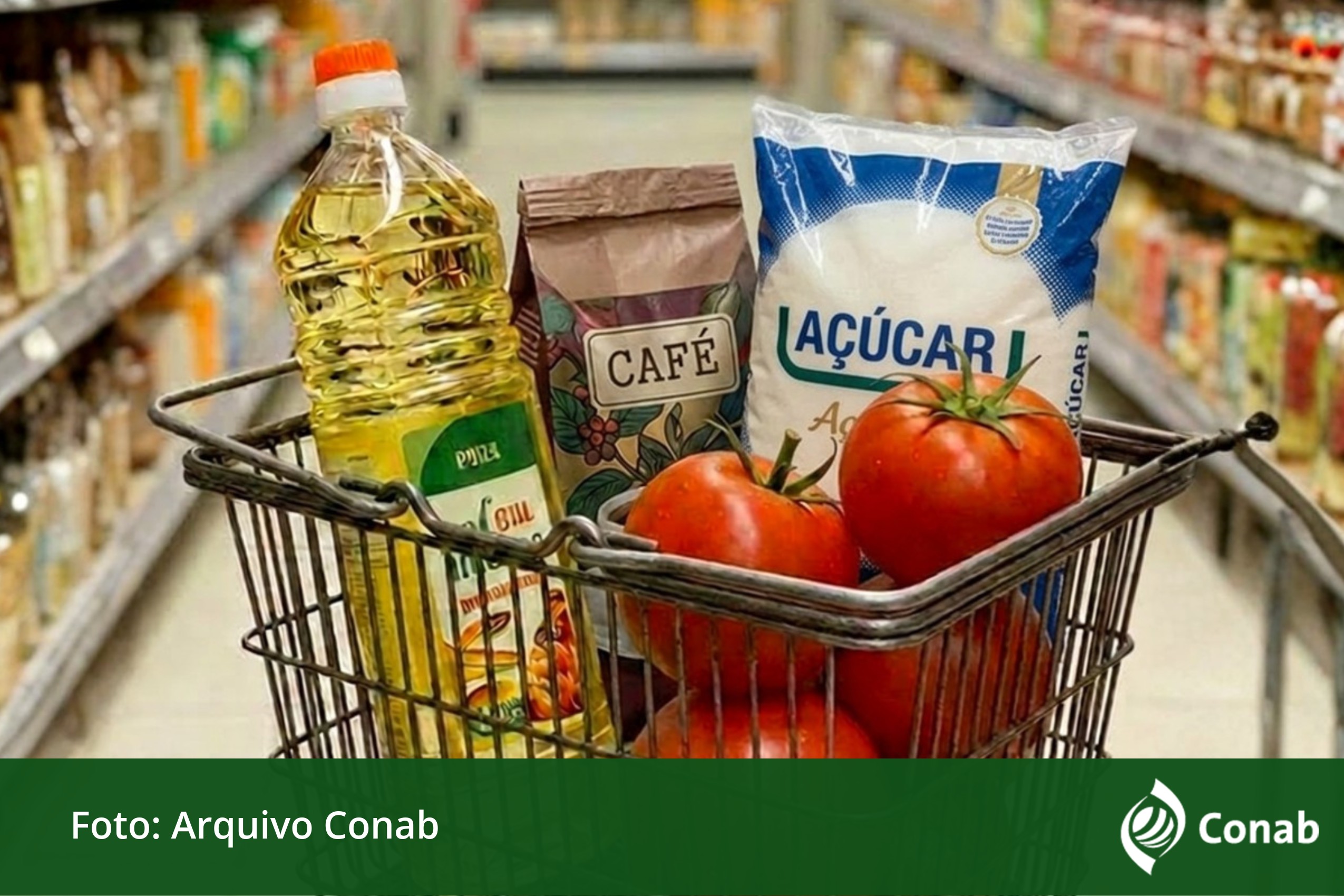 Custo da cesta básica registra queda de preços em 10 capitais brasileiras