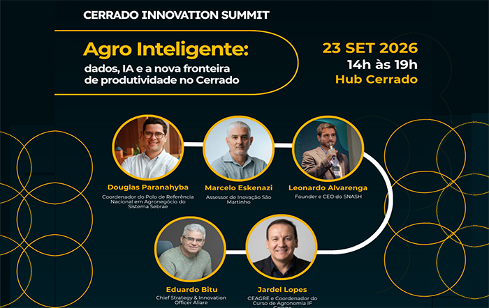 Cerrado Innovation Summit conecta Agro com IA e SNASH é destaque na programação